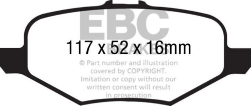 EBC Ultimax stražnje kočione pločice za Ford Explorer