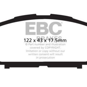 EBC Ultimax prednje kočione pločice za Toyota Yaris