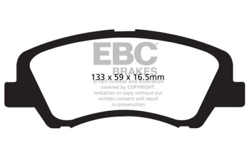EBC Ultimax front brake pads for KIA RIO, Hyundai i20