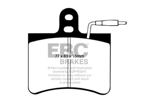 EBC Ultimax front brake pads for Citroën C35