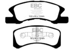 EBC Ultimax front brake pads for Daihatsu Cuore
