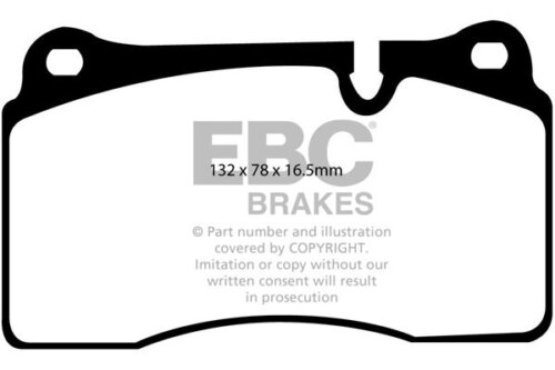 EBC Ultimax front brake pads for Land Rover Range Rover, Land Rover Range Rover Sport