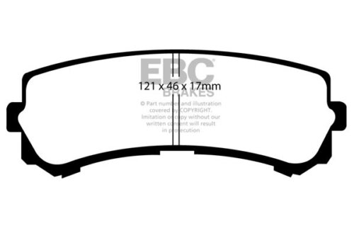 EBC Ultimax rear brake pads for Nissan Patrol