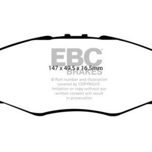 EBC Ultimax prednje kočione pločice za Toyota Hilux