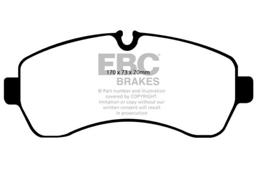 EBC Ultimax front brake pads for VW Crafter