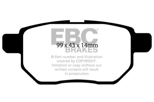 EBC Ultimax rear brake pads for Toyota Urban Cruiser, Toyota Verso-S