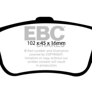 EBC Ultimax stražnje kočione pločice za Toyota Corolla, Toyota Auris