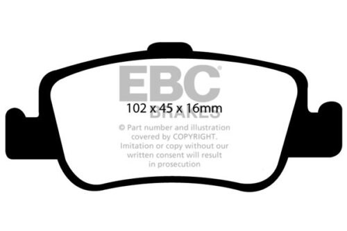 EBC Ultimax rear brake pads for Toyota Corolla, Toyota Auris