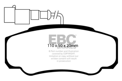 EBC Ultimax rear brake pads for Nissan Cabstar
