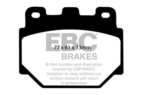 EBC Ultimax front brake pads for Toyota 1000