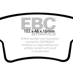 EBC Ultimax stražnje kočione pločice za Citroën C4 Grand Picasso