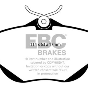 EBC Ultimax stražnje kočione pločice za Citroen C6