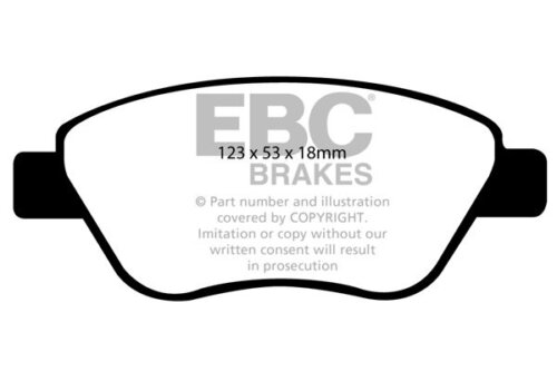EBC Ultimax front brake pads for Opel Adam