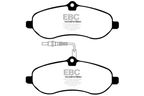EBC Ultimax prednje kočione pločice za Citroën Jumpy, FIAT Scudo