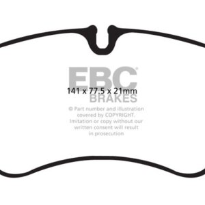 EBC Ultimax stražnje kočione pločice za Iveco Daily