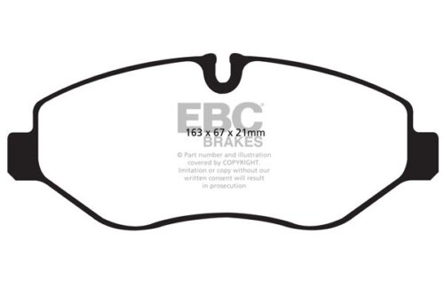 EBC Ultimax front brake pads for Iveco Daily