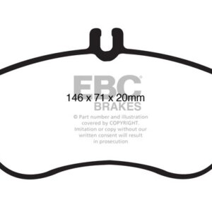 EBC Ultimax prednje kočione pločice za Mercedes-Benz E-Class, Mercedes-Benz C-Class