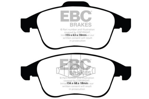 EBC Ultimax front brake pads for Renault Laguna
