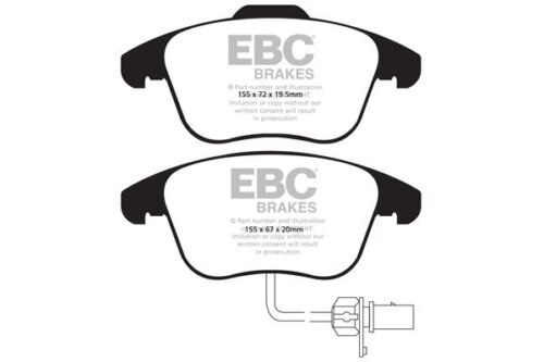 EBC Ultimax front brake pads for Audi A4, Audi A5