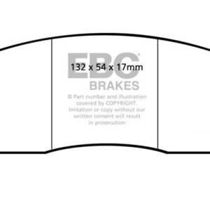 EBC Greenstuff 2000 front brake pads for Aston Martin DB7, Noble M12