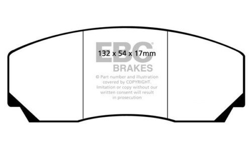 EBC Greenstuff 2000 front brake pads for Aston Martin DB7, Noble M12