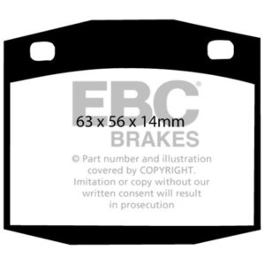 EBC Ultimax front brake pads for Nissan Sunny
