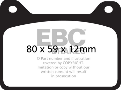 EBC Greenstuff 2000 front brake pads for Porsche 718