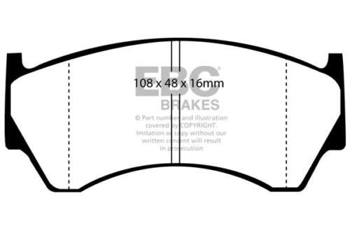 EBC Greenstuff 2000 front brake pads for Nissan Almera