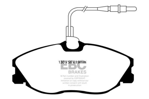 EBC Greenstuff 2000 front brake pads for Peugeot 306, Peugeot 406