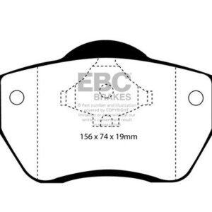 EBC Greenstuff 2000 front brake pads for SEAT Alhambra, Ford Galaxy