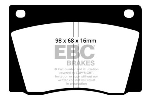 EBC Greenstuff 2000 front brake pads for Volvo Amazon