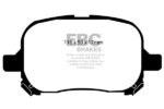 EBC Greenstuff 2000 front brake pads for Toyota Camry