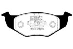 EBC Greenstuff 2000 front brake pads for SEAT Cordoba, VW Caddy