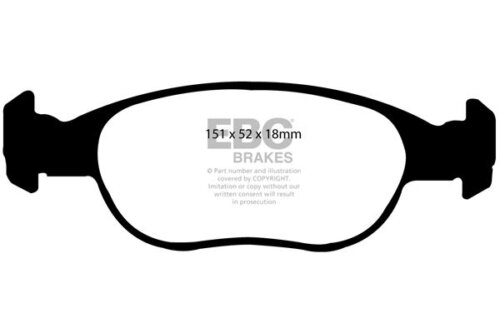 EBC Greenstuff 2000 front brake pads for FIAT Punto