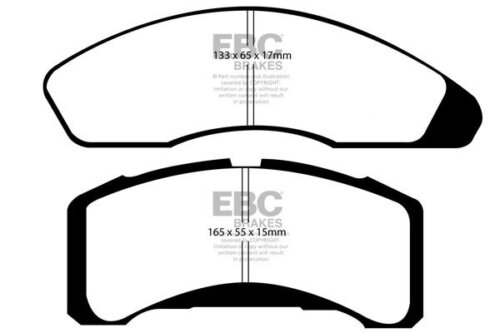 EBC Greenstuff 2000 front brake pads for Ford Mustang