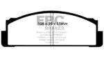 EBC Greenstuff 2000 front brake pads for Fiat 125, Fiat 131