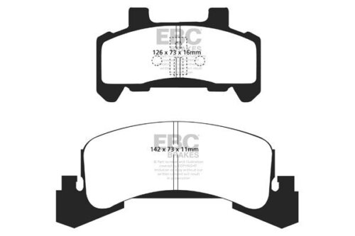 EBC Greenstuff 2000 front brake pads for Pontiac Grand Am