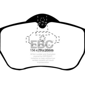 EBC Greenstuff 2000 prednje kočione pločice za Opel Astra, Opel Zafira