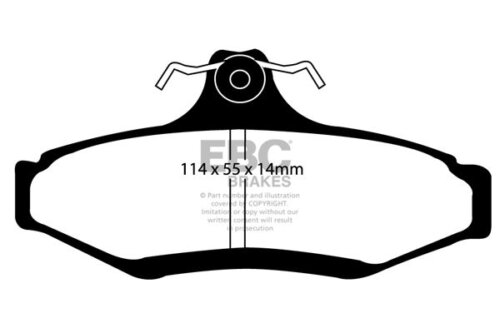EBC Greenstuff 2000 rear brake pads for Daewoo Nubira