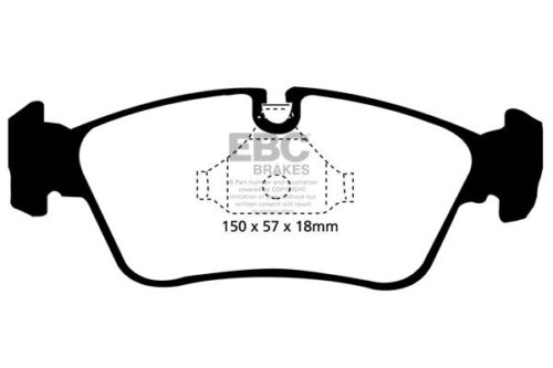 EBC Greenstuff 2000 front brake pads for BMW 3, BMW Z3
