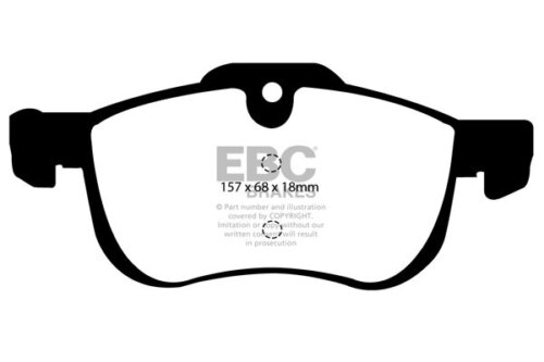 EBC Greenstuff 2000 front brake pads for MG ZT