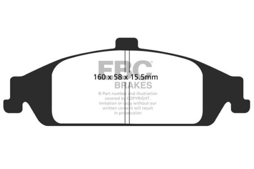 EBC Greenstuff 2000 front brake pads for Pontiac Grand Am