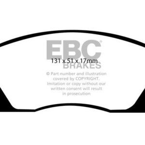EBC Greenstuff 2000 prednje kočione pločice za Opel Meriva