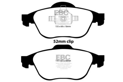 EBC Greenstuff 2000 front brake pads for Renault Twingo
