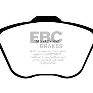 EBC Greenstuff 2000 front brake pads for SEAT Alhambra, Ford Galaxy