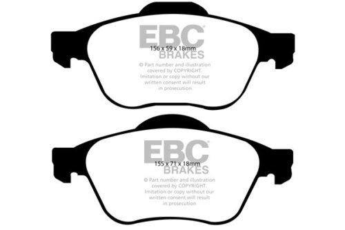 EBC Greenstuff 2000 front brake pads for Toyota Avensis