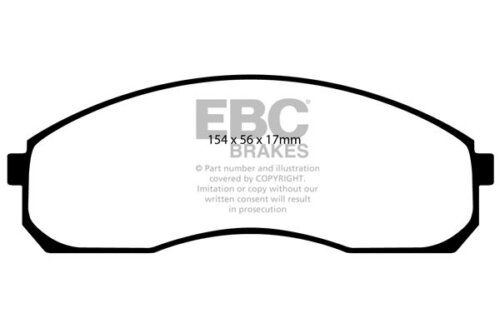 EBC Greenstuff 2000 front brake pads for Kia Carnival, KIA Carnival