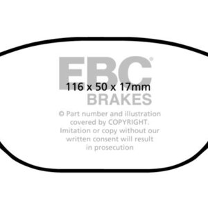 EBC Greenstuff 2000 rear brake pads for Alfa Romeo 159, Alfa Romeo Spider