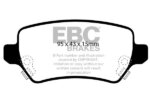 EBC Greenstuff 2000 rear brake pads for Opel Astra, Opel Meriva