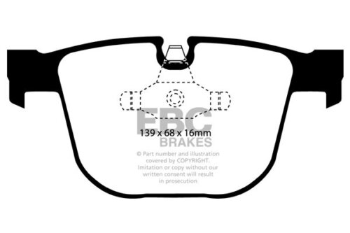 EBC Greenstuff 2000 stražnje kočione pločice za BMW 1, BMW 3